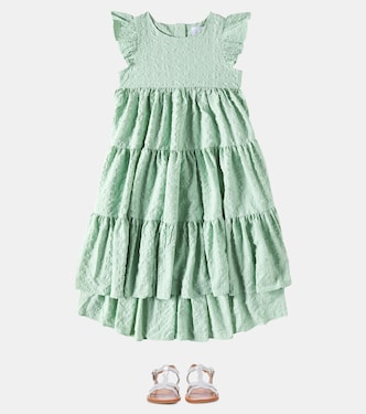Sandali Plagette Frizz in pelle | Pom d'Api