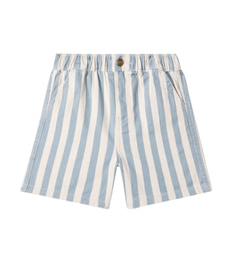 Dawson striped denim shorts | Rylee + Cru
