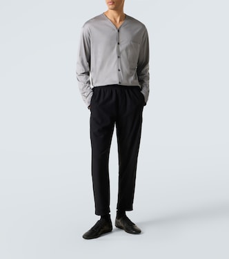 Sneakers aus Leder | Giorgio Armani