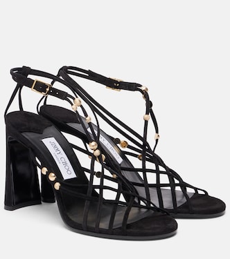 Felice 95 embellished suede sandals | Jimmy Choo