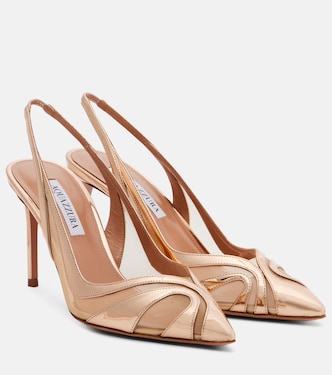 Lune 85 slingback pumps | Aquazzura