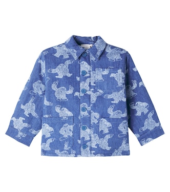 جاكيت من الدنيم بطبعات | Stella McCartney Kids