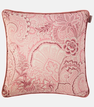 Cojín Pegaso de algodón floral  | Etro