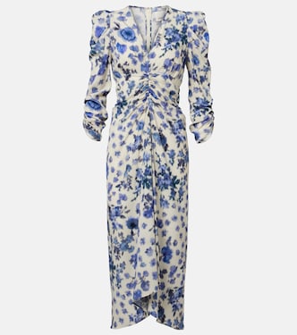 Albini floral silk-blend midi dress | Isabel Marant