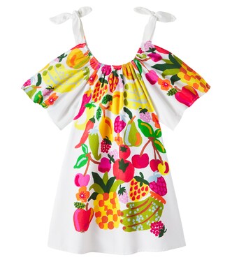 Printed cotton-blend dress | Fábula