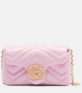 GG Marmont Mini leather shoulder bag | Gucci