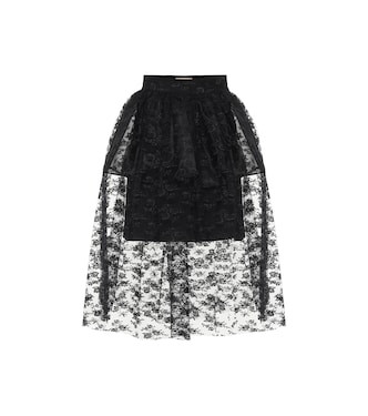 Falda midi de encaje | Christopher Kane