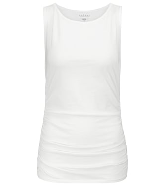 Ally stretch-cotton tank top | Velvet