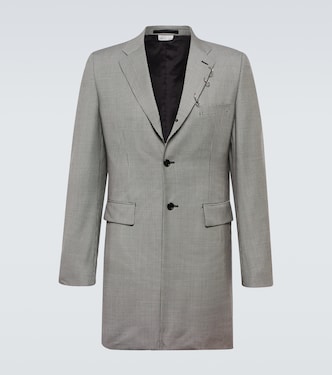 Chaqueta de lana a cuadros | Comme des Garçons Homme Deux
