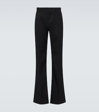 Pantalones anchos de lana virgen | Valentino