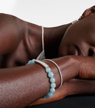 Bracelet en or blanc 14 ct et diamants | Sydney Evan