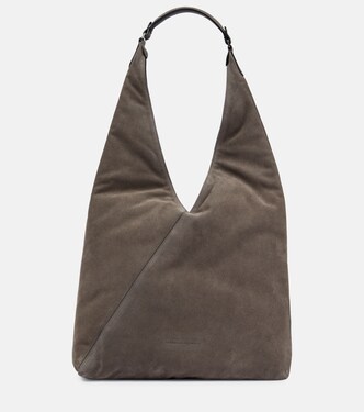 Borsa a spalla in suede | Brunello Cucinelli