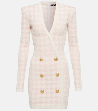 Minikleid aus Jacquard-Strick | Balmain