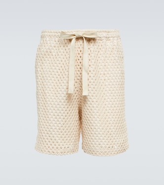 Shorts en mezcla de algodón | Commas
