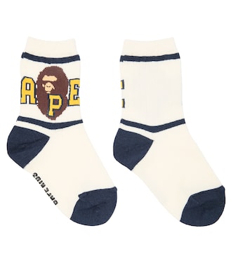 Calzini in misto cotone con stampa | BAPE Kids