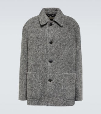 Abrigo de mezcla de alpaca, mohair y lana | Dries Van Noten