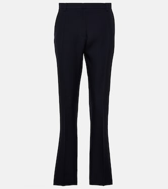 High-Rise-Hose aus Seide | Valentino