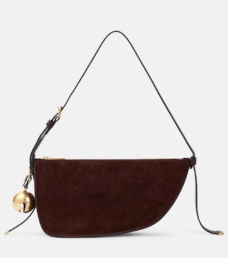 Shield Small suede shoulder bag | Burberry