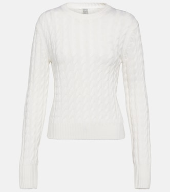 Jersey de punto trenzado de lana | Toteme