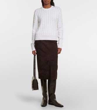Jersey de punto trenzado de lana | Toteme