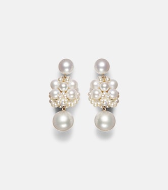 Boucles d'oreilles Dora Perle en or 14 ct et perles | Sophie Bille Brahe