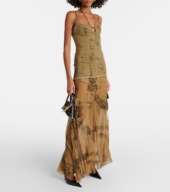 Abito lungo con stampa | Blumarine
