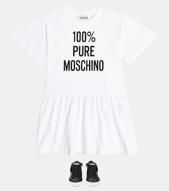 Kleid aus Baumwoll-Jersey | Moschino Kids