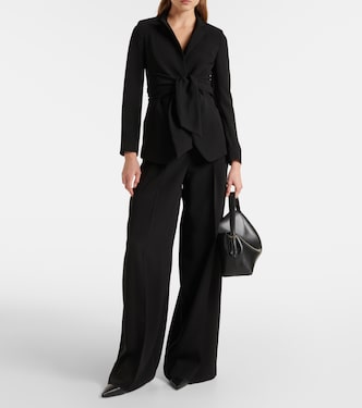 Pantaloni a gamba larga in cady | Max Mara