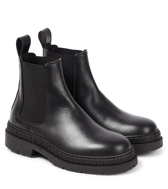 Botas Chelsea La Medusa de piel | Versace Kids