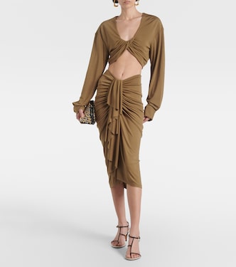 Vivenda jersey midi skirt | Christopher Esber
