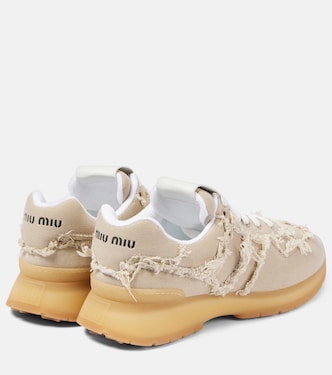 Sneakers in denim | Miu Miu