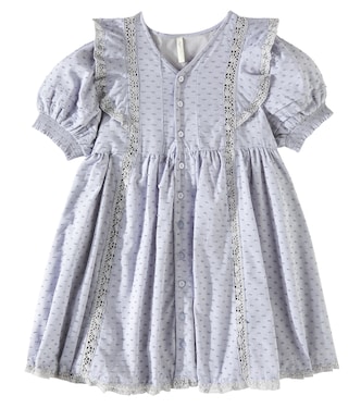 Vestido Lana de algodón con volantes | Rylee + Cru