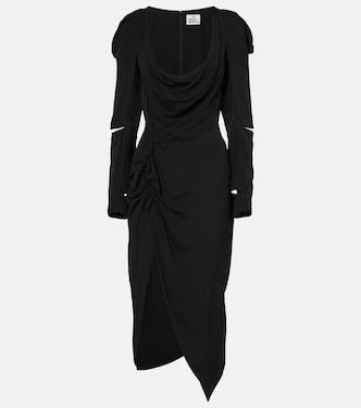 Abito midi Panther drappeggiato | Vivienne Westwood