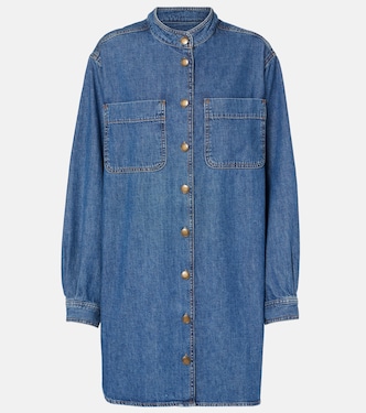 Robe chemise Double Pocket en jean | Frame