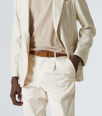 스웨이드 벨트 | Brioni