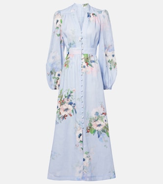 Everley linen midi dress | Zimmermann