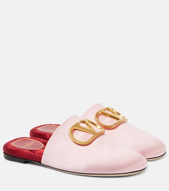 VLogo Signature satin slides | Valentino Garavani
