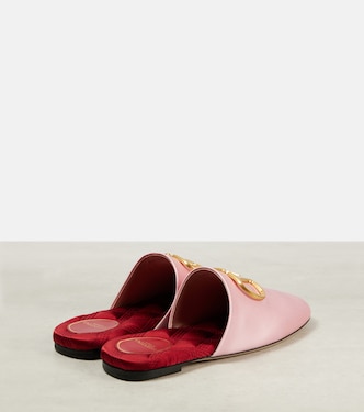 Mules VLogo Signature en satin | Valentino Garavani
