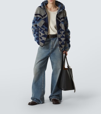 Giacca in jacquard con cappuccio | Loewe