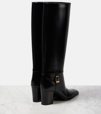 Botas altas Julia de piel | Saint Laurent
