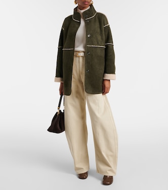 Veste Albany en daim synthétique | Velvet