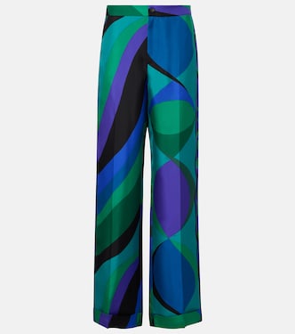 Printed silk wide-leg pants | Pucci