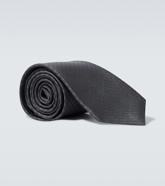 GG silk jacquard tie | Gucci