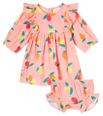 Bébé – Set robe et culotte bloomer en coton | Fábula