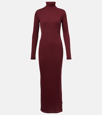 Mireille ribbed-knit turtleneck midi dress | Goldbergh