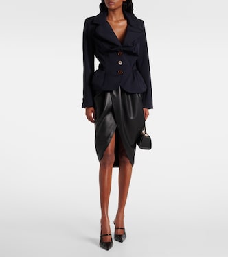 Chaqueta Drunken de lana virgen drapeada | Vivienne Westwood