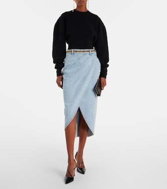 Midirock aus Denim | Nina Ricci