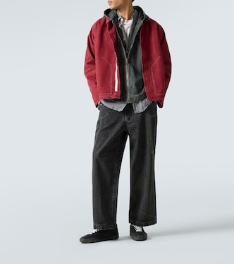 Hooded cotton denim jacket | A.Presse