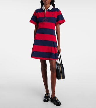 Abito polo in jersey di cotone a righe | Polo Ralph Lauren
