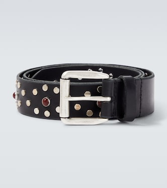 Vortex embellished leather belt | Our Legacy